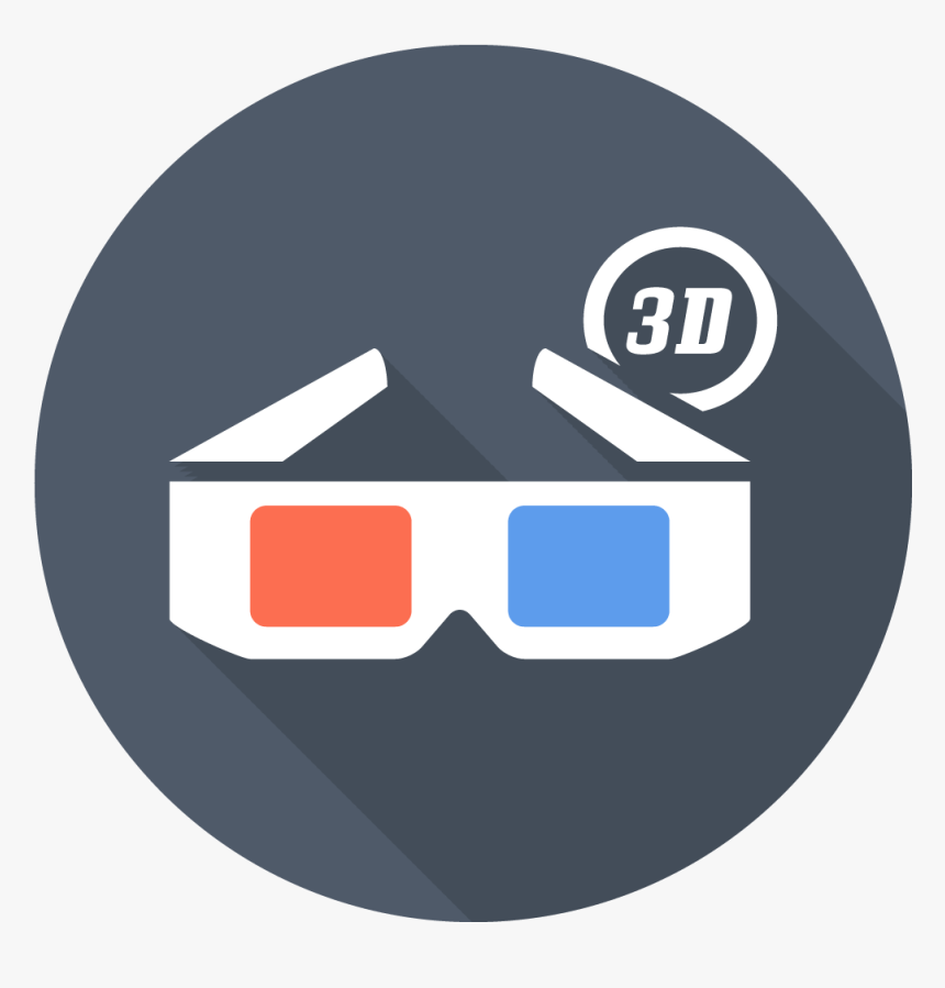 D Glasses Icon - Fundamentos De La Multimedia