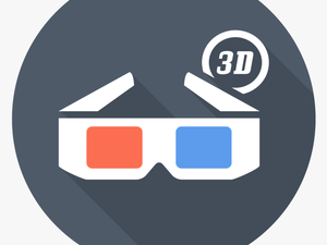 D Glasses Icon - Fundamentos De La Multimedia