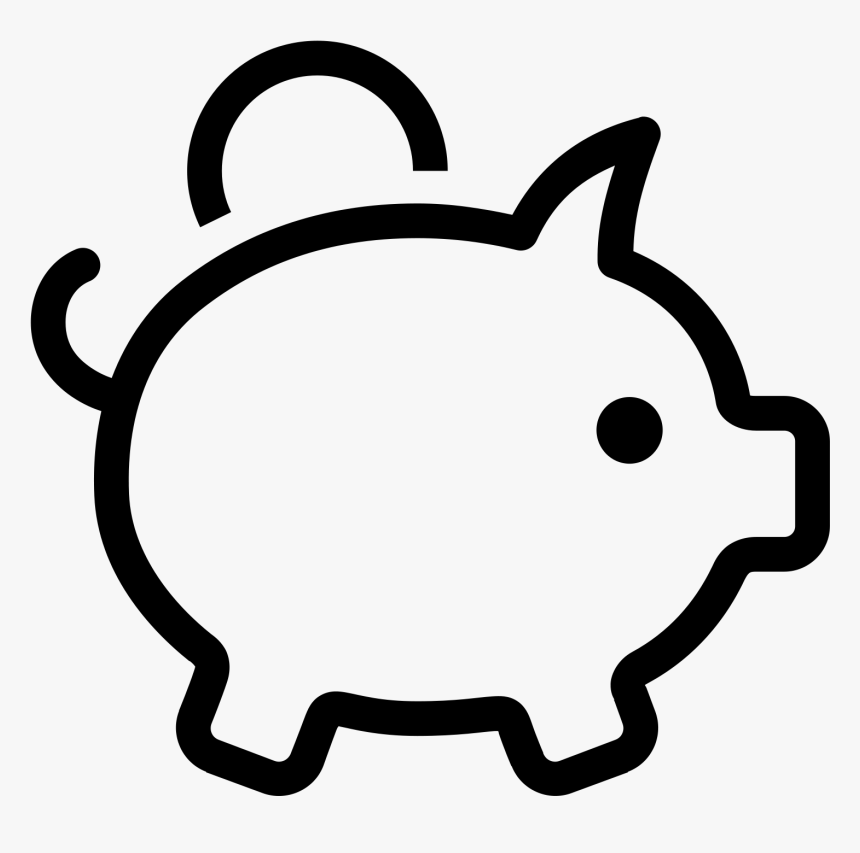 Money Box - Clip Art Piggy Bank