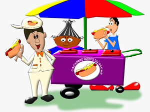 Vendor Clipart Png - Hot Dog Stand Clipart