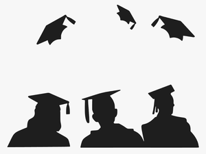 Graphic Royalty Free Clipart Free Large Images - Graduation Black And White