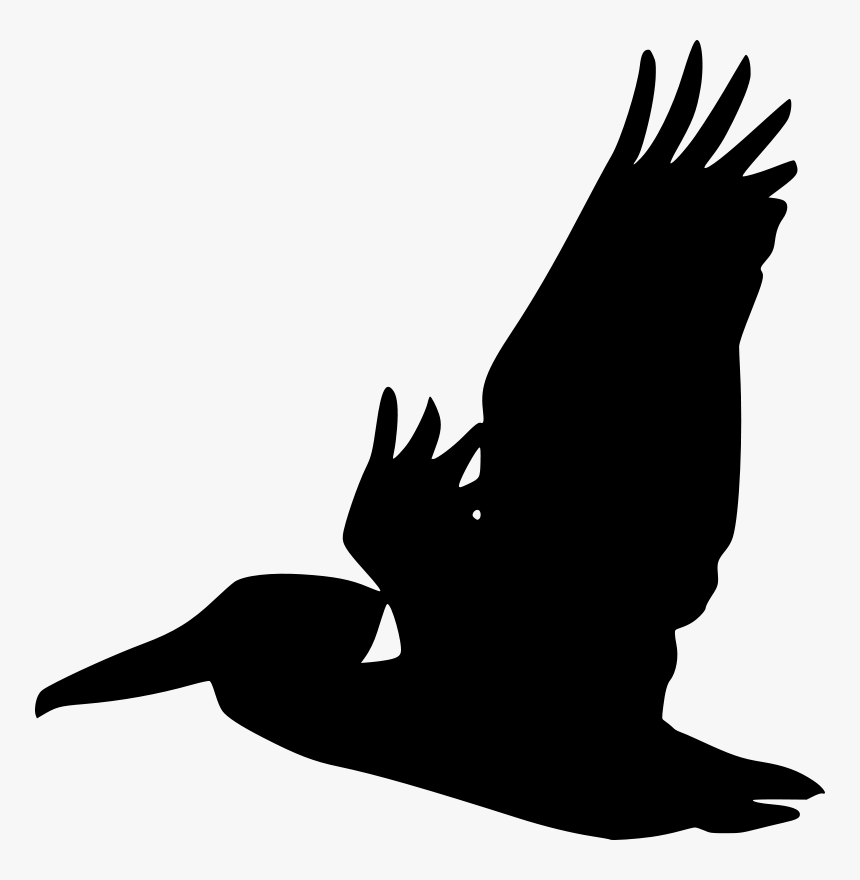 Pelican Bird Silhouette Clip Art - Pelican Silhouette Clip Art