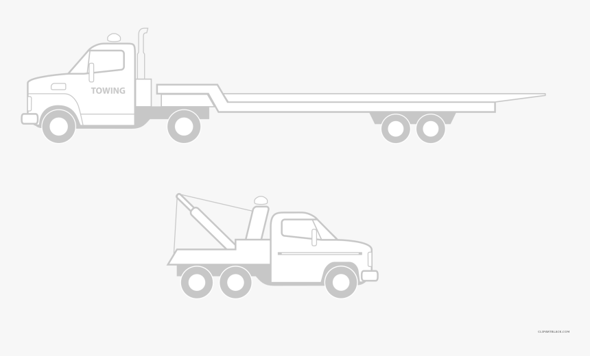 Transparent Tow Truck Icon Png - Scale Model
