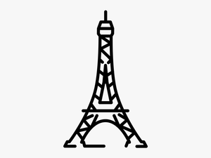 Paris Clipart Sketch For Free Download And Use In Presentations - Eiffel Tower Icon Transparent