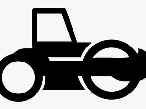 Road Roller Tractor - Road Roller Clipart Png