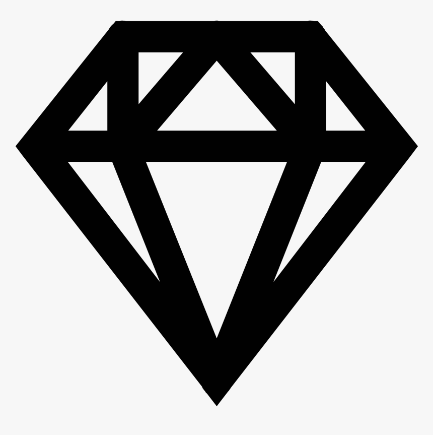 Transparent Diamond Vector Png - Tough Icon