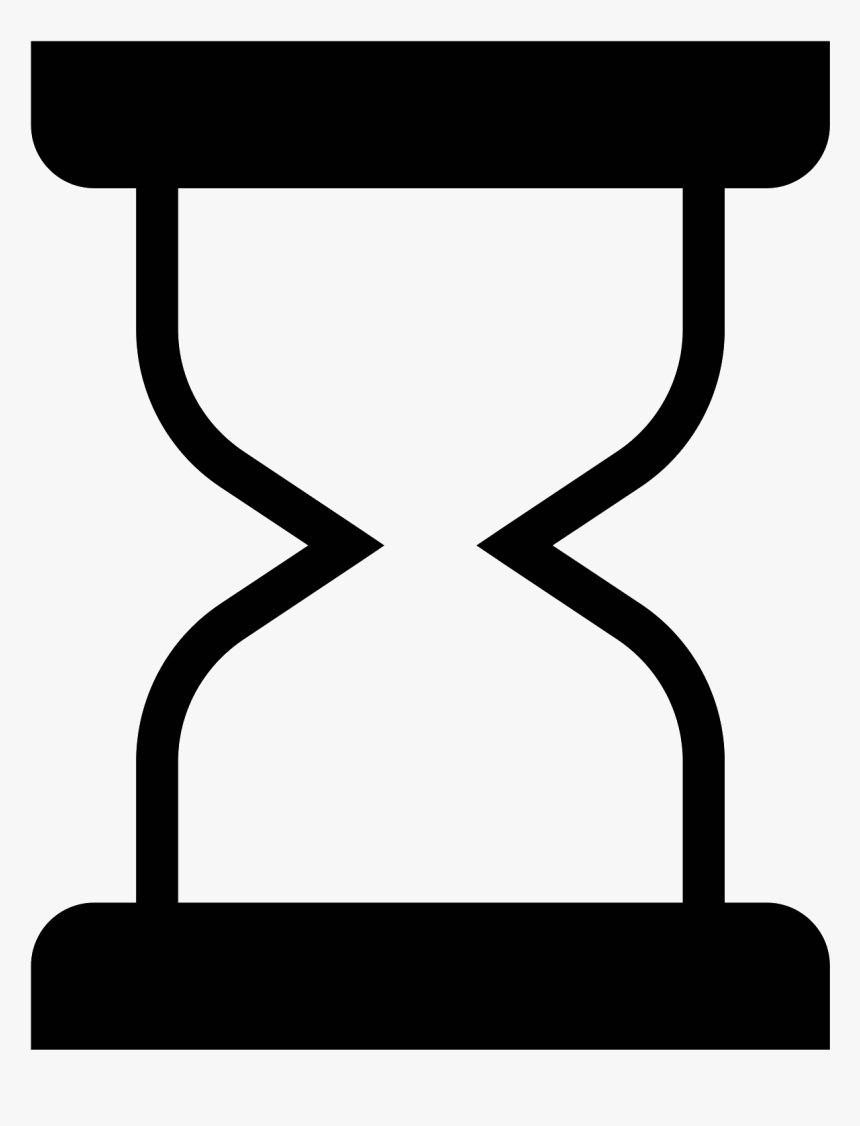 Sand Clock Filled Icon Free Download Png And Vector - Reloj De Arena Vacio Png