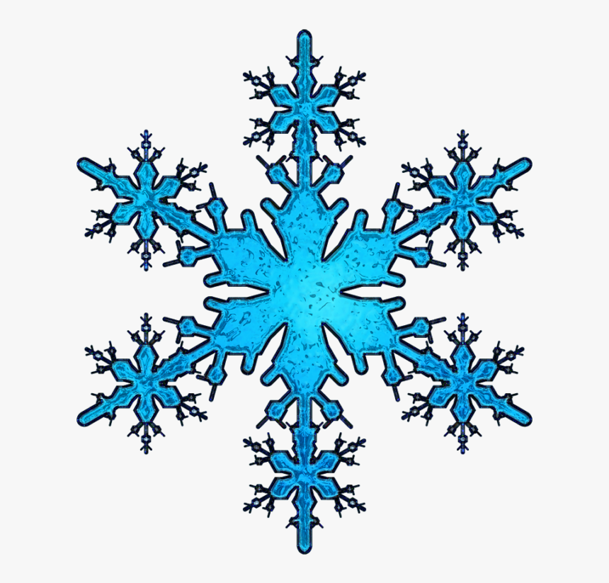 Transparent Snowflake Clipart Bl