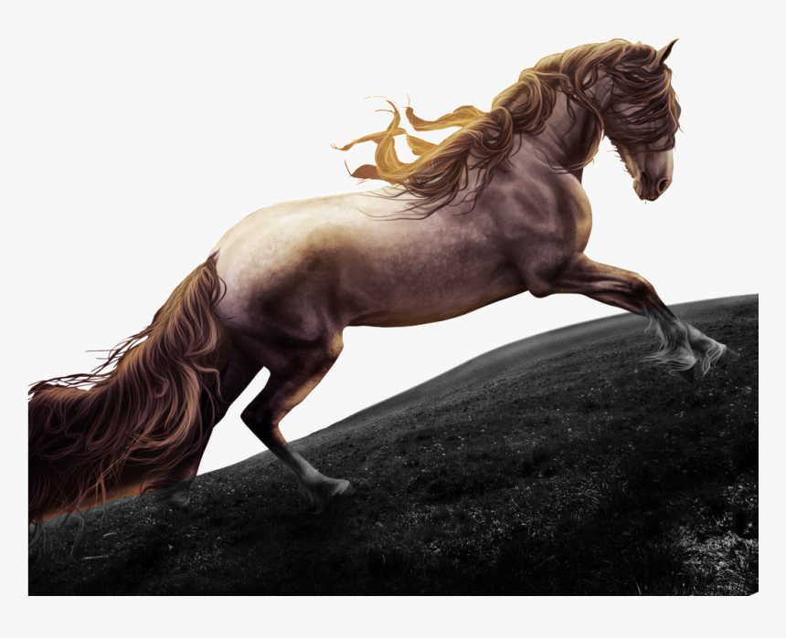 Running Horse Diamond Painting Rhinestones Mosaic 5d - Digital Art