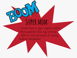 Transparent Super Mom Png - Superhero Clip Art