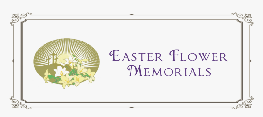 Catholic Easter Banner Png - Easter Flower Memorials