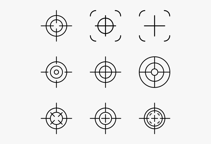 Crosshair - Map Love Icon Png