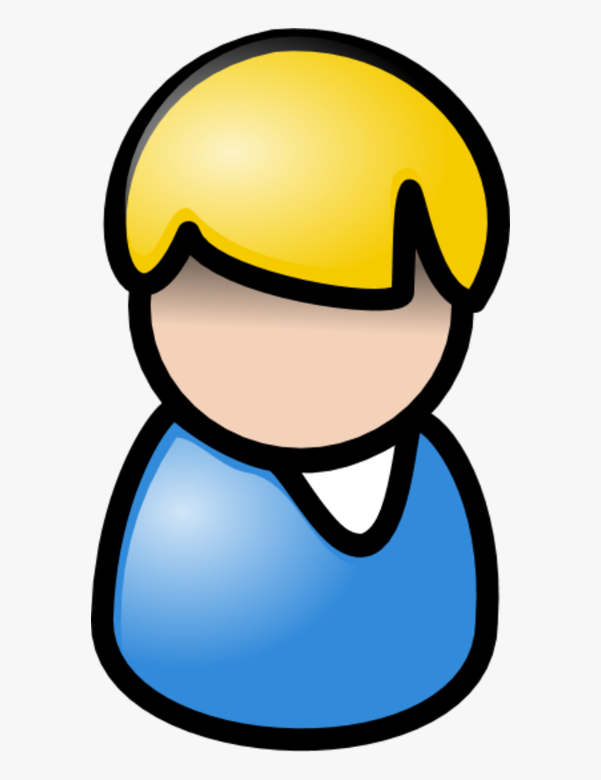 User Boy Icon Blond Hair 15956 - Concept Cartoons Science Electricity