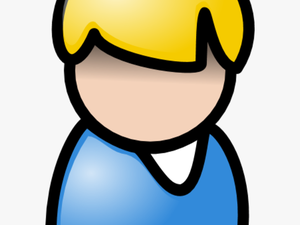 User Boy Icon Blond Hair 15956 - Concept Cartoons Science Electricity