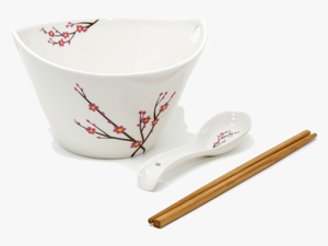 Ramen Soup Bowl Set Of Hooked Spoon - Ramen Spoon And Chopsticks Set