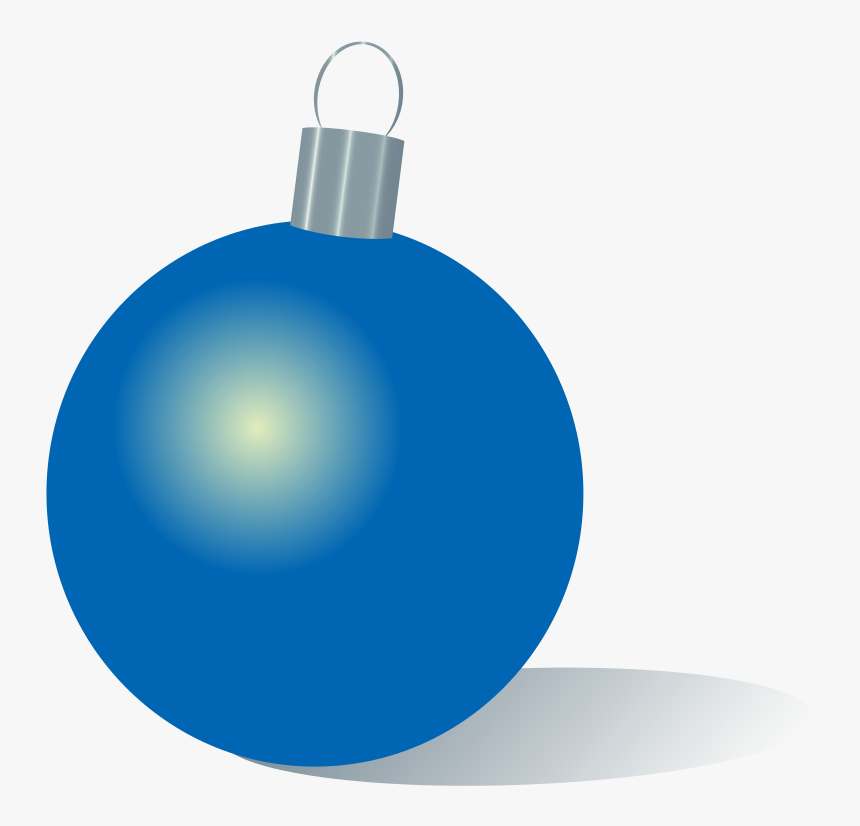 Blue Christmas Ornament - Green Christmas Ornament Clipart