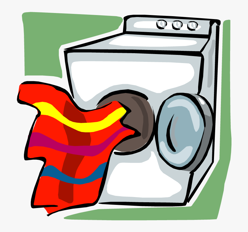 Dryer Clipart Cartoon - Clothes Dryer Clipart