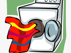 Dryer Clipart Cartoon - Clothes Dryer Clipart