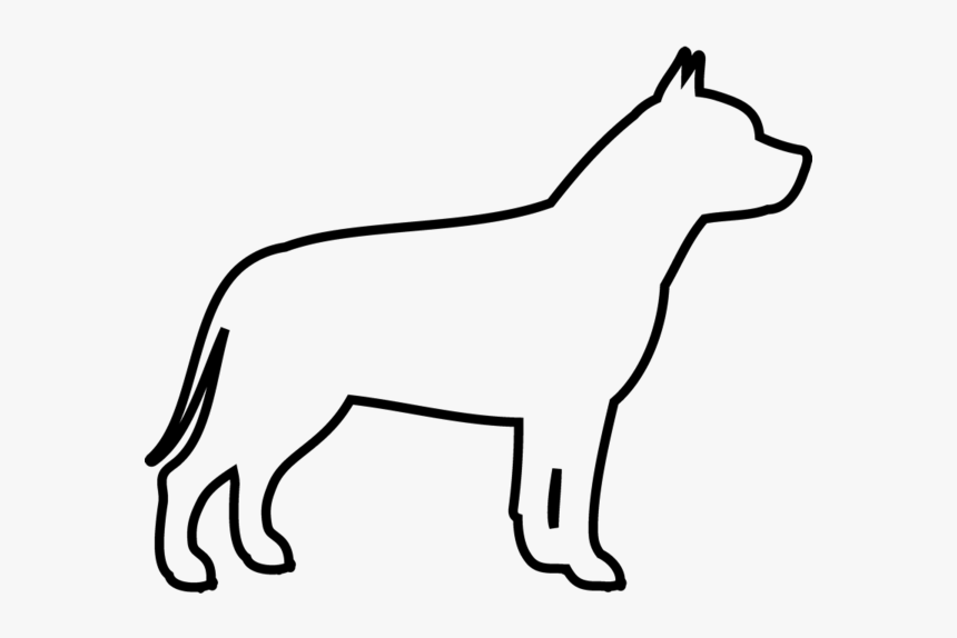 Outline Of A Pitbull