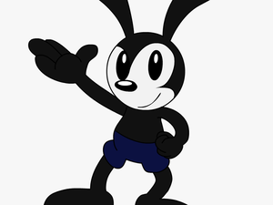 Transparent Rabbit Cartoon Png - Oswald The Lucky Rabbit At 90