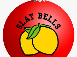Slay Bells Red Satin Ball Ornament- $12 Us - Beyonce Christmas Ornament