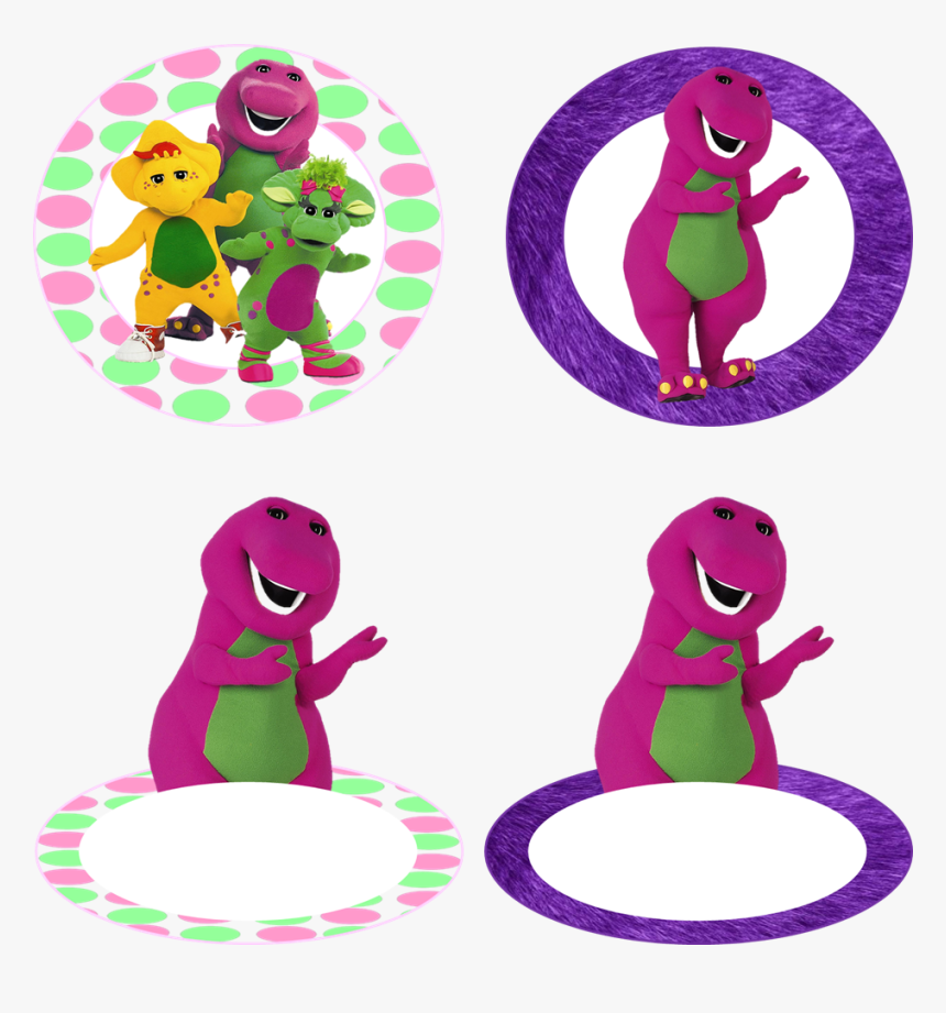 Barney Birthday Party Decorations &amp; Name Tags 
