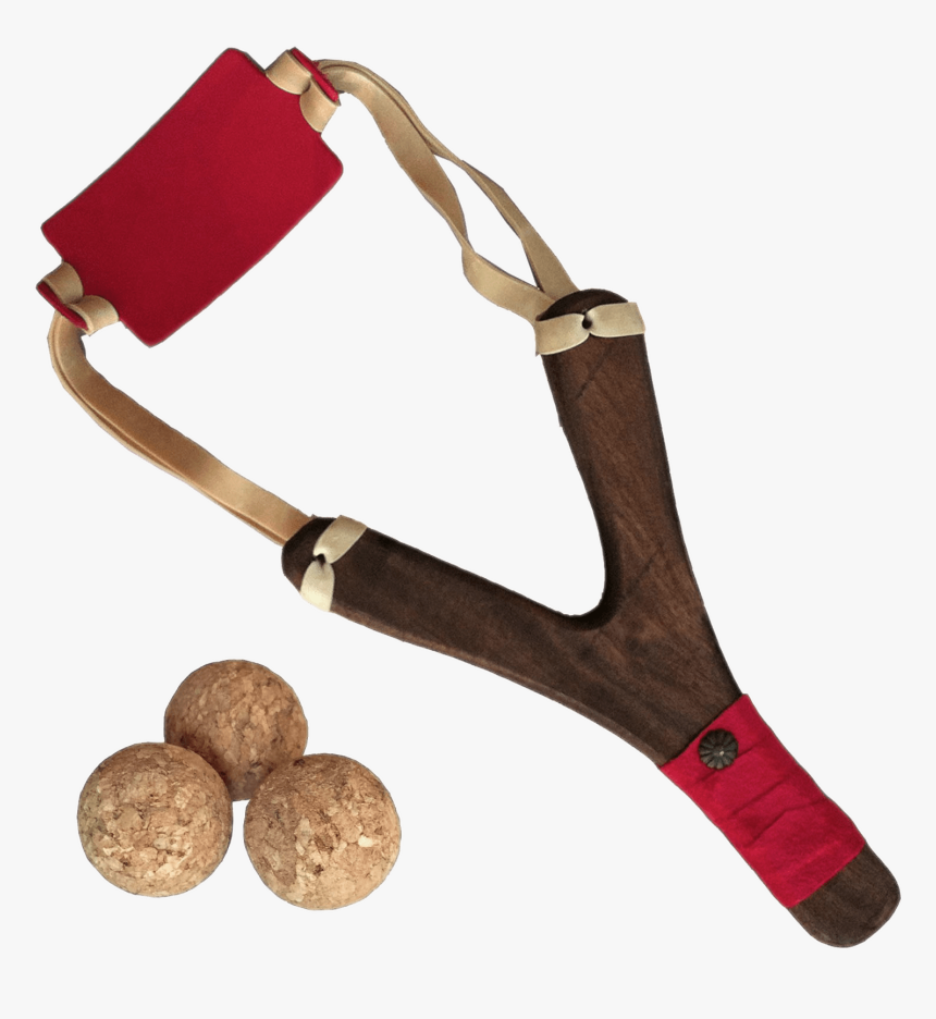 Slingshot With Small Cork Balls 