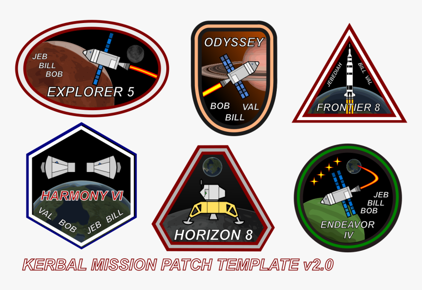 F2c6rgd - Nasa Mission Patch Template
