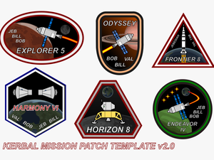 F2c6rgd - Nasa Mission Patch Template
