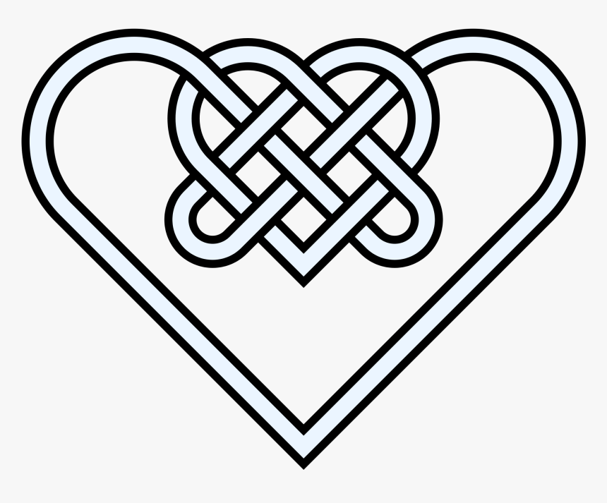 Double Drawing Heart - Hindu Symbol For Samsara