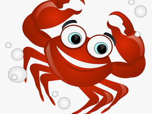 Cute Transparent Background Crab Clip Art
