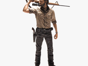 Mcfarlane The Walking Dead Rick Grimes Deluxe Figure - Walking Dead Action Figure