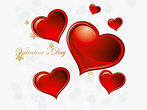 Valentines Day Hearts Decoration Png Clipart - Portable Network Graphics