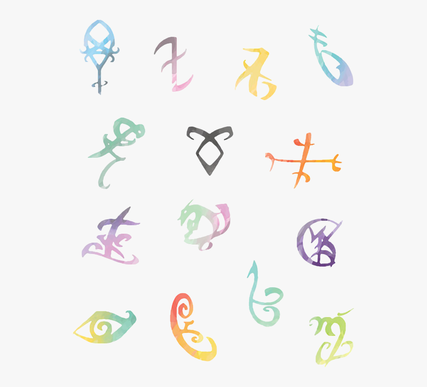 Shadowhunter Runes Watercolour