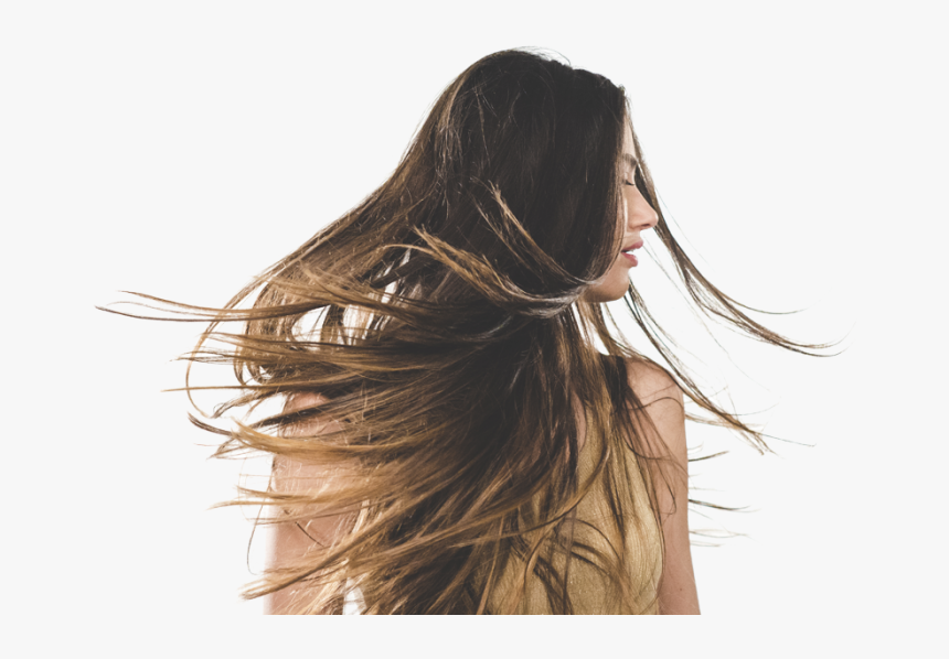 Transparent Hair Extensions Png - Girl