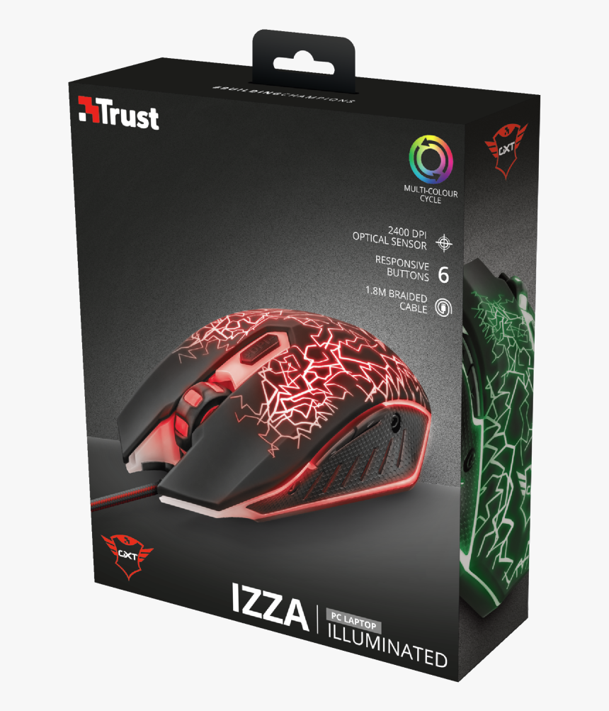 Gxt 105 Izza Illuminated Gaming Mouse - Trust Gxt 101