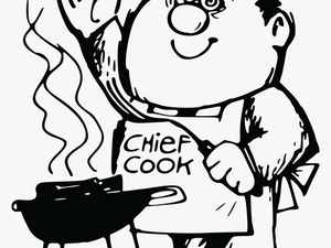 Free Clipart Of A Chef Waving At A Bbq - Png Barbecue Clipart Free