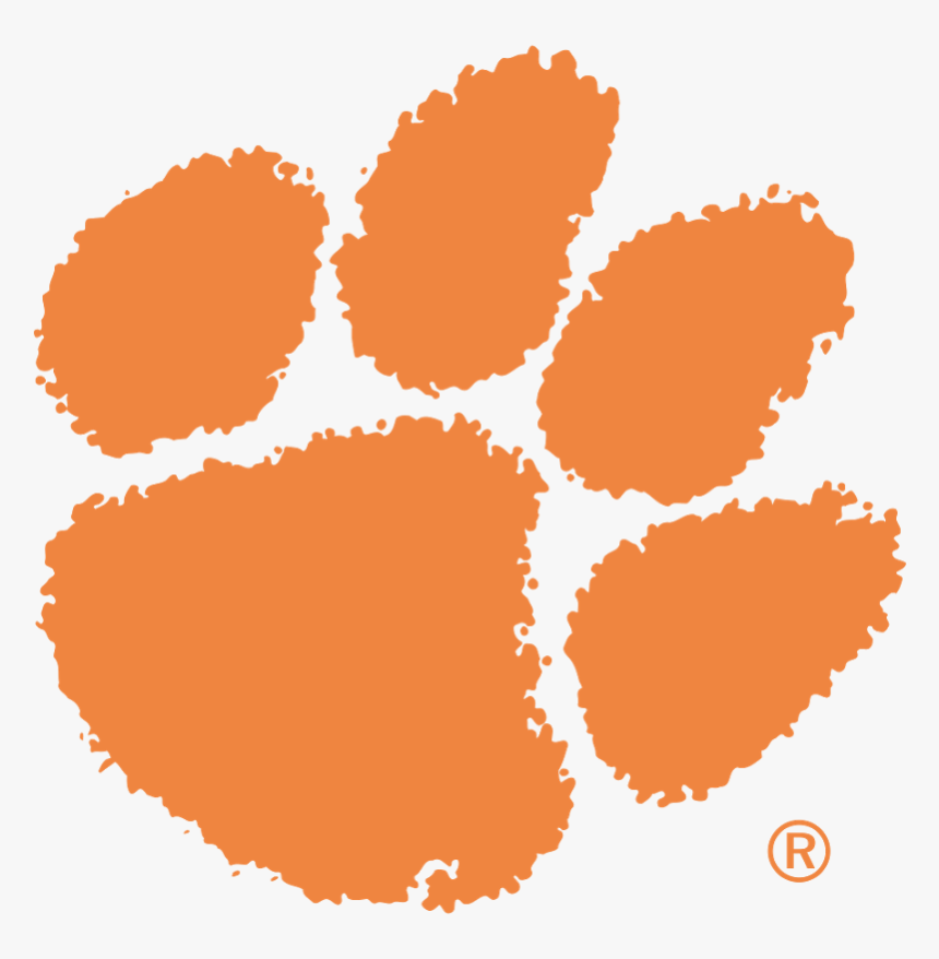 Clemson Tigers Logo Png- - Transparent Clemson Tiger Paw