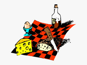 Picnic Food Svg Clip Arts - French Picnic Cartoon