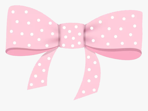 Pink Tie Bowknot Necktie Bow Free Transparent Image - Polka Dot