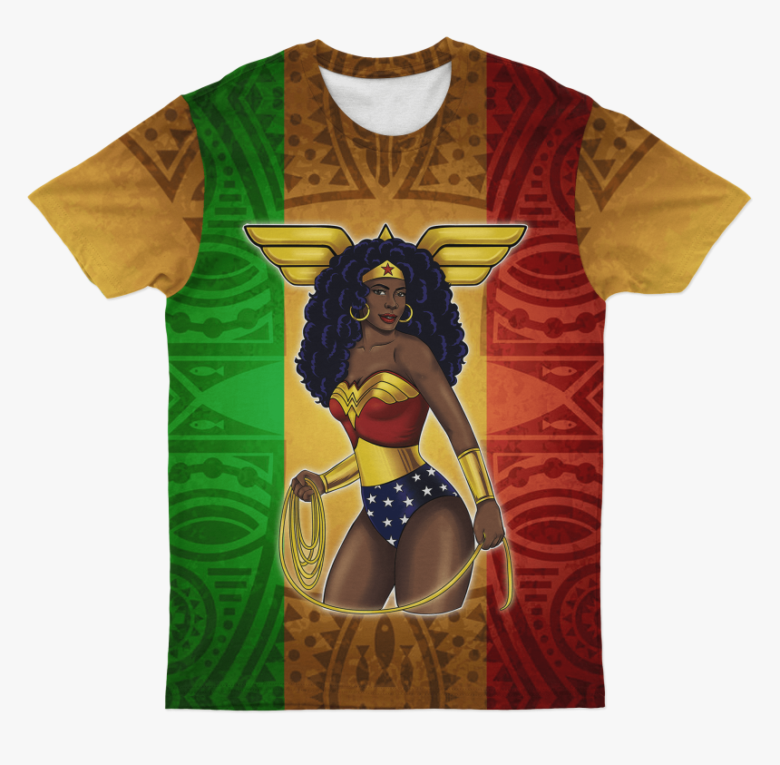Black Wonder Woman T-shirt 
 Cla