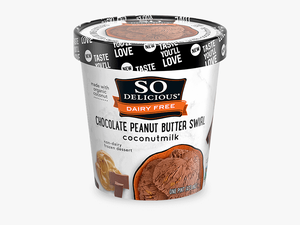 Chocolate Peanut Butter Swirl Coconutmilk Frozen Dessert - So Delicious Almond Milk Ice Cream
