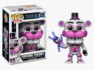 Transparent Fnaf Freddy Png - Funtime Freddy Funko Pop