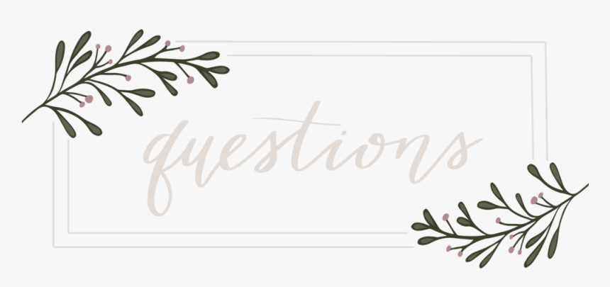 Questions-header - Calligraphy
