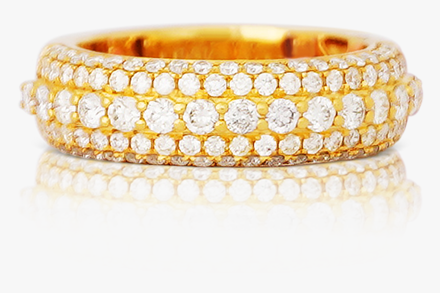 10k Yellow Gold Men S Diamond Ring - Bangle
