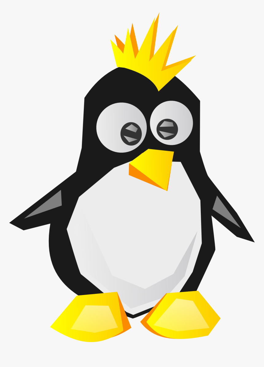 Tux Clip Art - Punk Linux Pengui