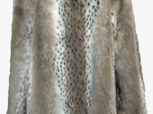 90 S Faux Snow Leopard Fur Coat By Dennis By Dennis - Fur Clothing