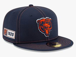 New Era Navy 9fifty Chicago Bears 2019 Nfl Sideline - Chargers 2019 Official Sideline Road Hat