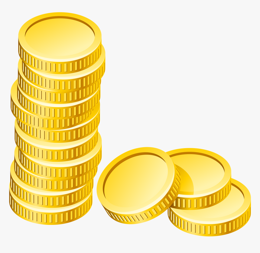 Gold Coins Cash Money - Circle