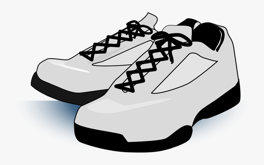 Vector Footprints Tennis Shoe - Transparent Shoe Clip Art